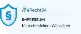 Siegel von eRecht24 für geprüftes Impressum